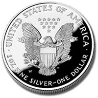 American Eagle Silver Coin - Obverse