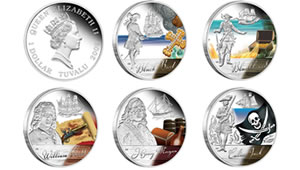 Australian Golden Age of Piracy Silver Coin Set