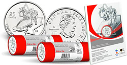 Canadian 25-Cent Bobsleigh Coin Products