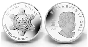 Canadian Ultra-High Relief 2010 Sun Silver Coin