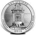 2010 Hot Springs Silver Uncirculated Coins