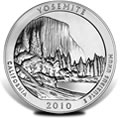 2010 Yosemite Silver Uncirculated Coins