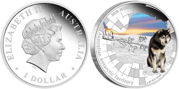 2010 Husky Silver Australian Coin (Click to Enlarge)