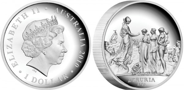 Sydney Cove Medallion Silver Proof Australian Coin (Click to Enlarge)