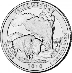 Yellowstone National Park Quarter - Click to Enlarge