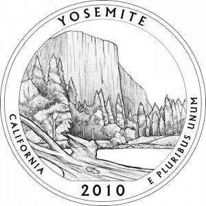 Yosemite National Park Silver Coin Design - Click to Enlarge