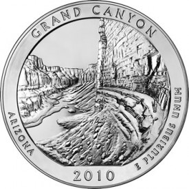 2010 Grand Canyon Silver Bullion Coin