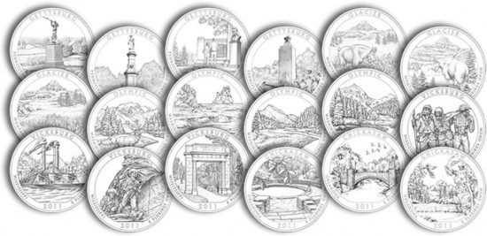 2011 America the Beautiful Silver Bullion Coin Design Candidates