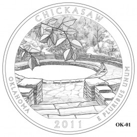 Chickasaw Silver Bullion Coin Design Candidate OK-01