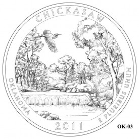 Chickasaw Silver Bullion Coin Design Candidate OK-03