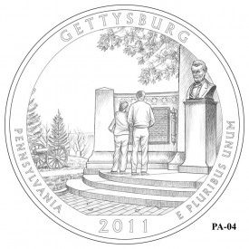 Gettysburg Silver Bullion Coin Design Candidate PA-04