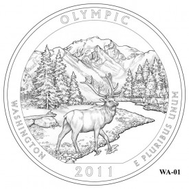Olympic Silver Bullion Coin Design Candidate WA-01