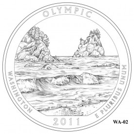 Olympic Silver Bullion Coin Design Candidate WA-02