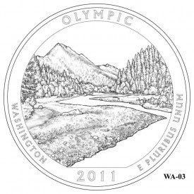 Olympic Silver Bullion Coin Design Candidate WA-03