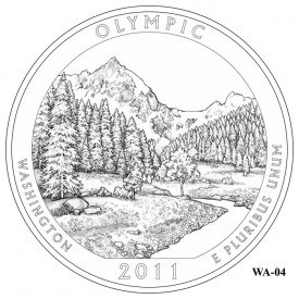 Olympic Silver Bullion Coin Design Candidate WA-04