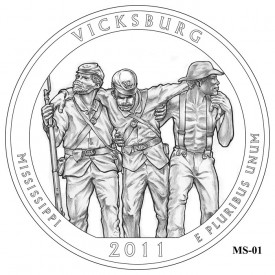 Vicksburg Silver Bullion Coin Design Candidate MS-01