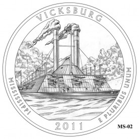 Vicksburg Silver Bullion Coin Design Candidate MS-02