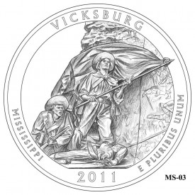 Vicksburg Silver Bullion Coin Design Candidate MS-03