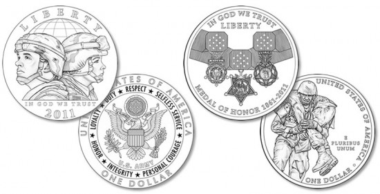 US Mint 2011 Silver Commemorative Coins