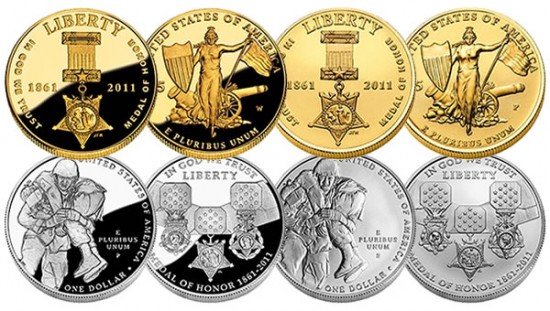 Medal of Honor Commemorative Coins - Gold and Silver