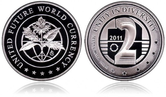 United Future World Currency 2011 Eco-Coin