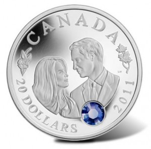 Canadian $20 Silver Royal Wedding Coin