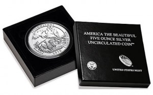 Yellowstone 5 Ounce Silver Uncirculated Coin