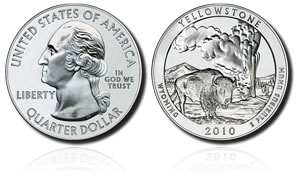 Yellowstone National Park Five Ounce Silver Coin