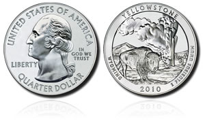 Yellowstone National Park Five Ounce Silver Coin