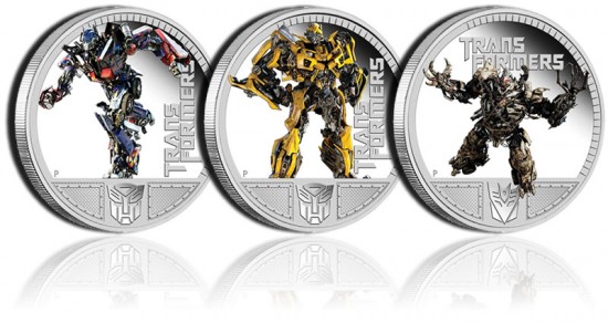 Transformer 3 Collector Silver Coins