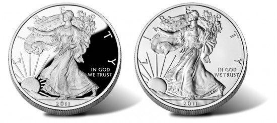 2011-W Proof and Uncirculated American Silver Eagle Coin