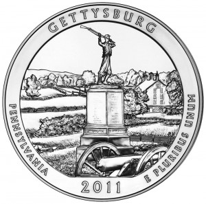 The Gettysburg National Military Park 5 Ounce Silver Bullion Coin