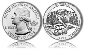 2011-P Olympic National Park 5 Ounce Silver Uncirculated Coin