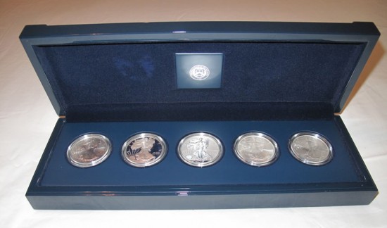 25th Anniversary American Silver Eagle Set