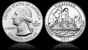 2011-P Vicksburg National Military Park 5 Ounce Silver Uncirculated Coin