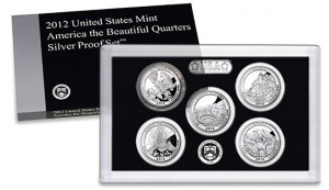 2012 America the Beautiful Quarters Silver Proof Set