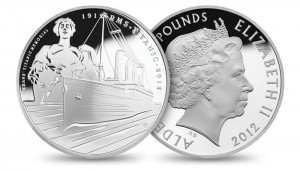 UK Royal Mint 2012 £5 Titanic 100th Anniversary Silver Proof Commemorative Coin