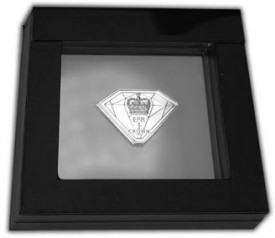 The coin ships within a window, black-framed box.