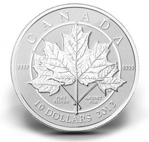 2012 Maple Leaf Forever One-Half Ounce Silver Coin