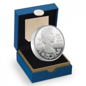 The Queen's Diamond Jubilee UK Silver Piedfort Coin