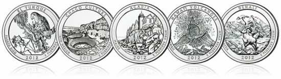 2012 America the Beautiful Coins