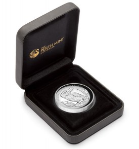 2012 Australian Kookaburra High Relief Silver Coin In Case