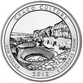 2012 Chaco Culture 5 Ounce Silver Bullion Coin
