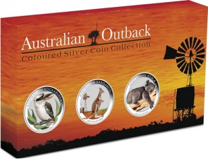 2012 Australian Outback Silver Coin Collection in Shipper