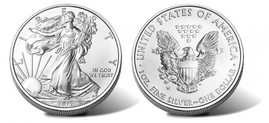 2012-W American Silver Eagle Uncirculated Coin