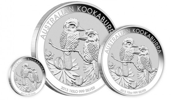 2013 Australian Kookaburra Silver Bullion Coins