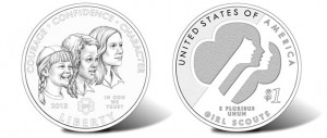 2013 Girl Scouts of the USA Centennial Silver Dollar Designs