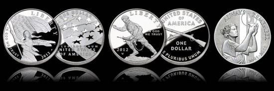2012 Commemorative Silver Coins and 2011 September 11 National Medal