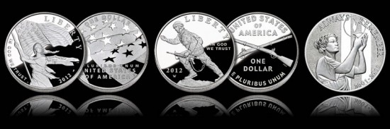 2012 Commemorative Silver Coins and 2011 September 11 National Medal 2012 Commemorative Silver Coins and 2011 September 11 National Medal