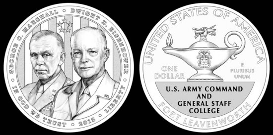 2013 5-Star General Commemorative Silver Dollar Designs